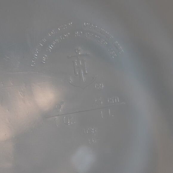 Anchor Hocking Clear Glass Pie Dish - Picture 4 of 5